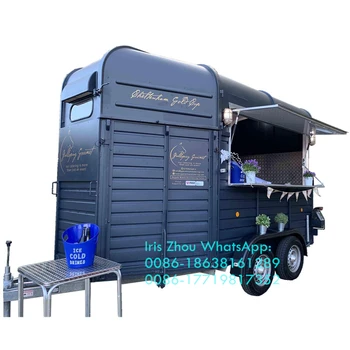 Mobili Virtuvė Arklių Dėžutės Maisto Priekabų Hot Dog Kavos Maisto Krepšelį, Užkandžių Automatų Automobilis Naujas Modelis Maisto Sunkvežimio Priekaba