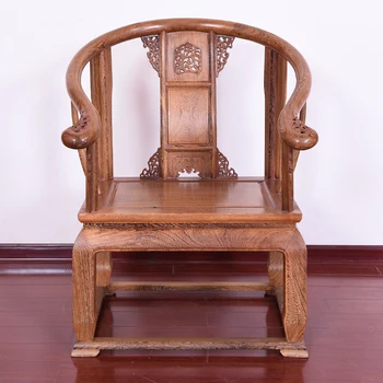Labai didelis raudonmedžio baldai vištienos sparno medienos bold rūmų pirmininkas medžio masyvo pliušinis kėdė naujas Kinijos turas užtikrintų fotelis 23