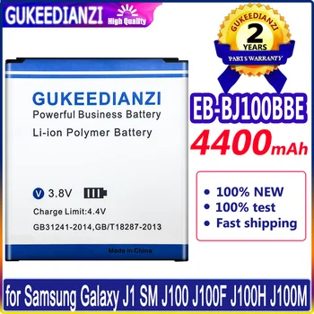 Bateria 4400mAh Batterie EB-BJ100BBE Baterijos Samsung Galaxy J1 (2015 VERSIJA) J100 J100F J100H J100FN J100M J100D Baterija