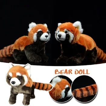 Mielas Modeliavimas Raudona Panda, Įdaryti Pliušinis Lėlės, Minkšti Kawaii Ailurus Fulgens Mažiau Panda Gražių Namų Puošyba, Vaikams, Žaislų, Dovanų 3