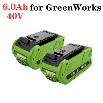 Pakeitimo 40V 18000mAh 6000mAh Ličio-Jonų Baterija 29472 už GreenWorks 40Volt G-MAX 29252 2020 m. 