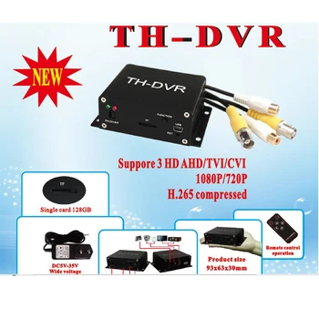 TH-DVR HAINAUT TVI CVI 1080P/720P 128GB Didelių Saugojimo TF / SD Kortelę, Mini DVR H. 264 HDMI USB CCTV Kameros, Vaizdo magnetofoną, HC-DVR 10