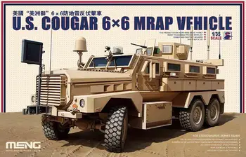 Meng Modelis 1/35 MG-SS-005 JAV Puma 6x6 MRAP Transporto priemonės plastiko modelio rinkinio ss005 Modelio rinkinys