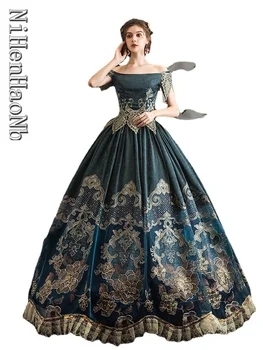 Renesanso Quinceanera Suknelės Marija Antuanetė Suknelės Moterims Viktorijos Maskuotis Chalatai Istorinio Kino Teatro Drabužių 6