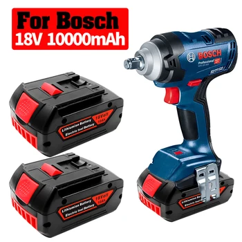 100% Originalus 18V 10.0 Ličio Jonų Baterija Bosch 10000mah Atsarginės Elektros Įrankių Nešiojamų Pakeitimo Indikatorius 21