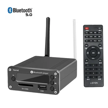 HIFI Nuotolinio Valdymo Bluetooth 5.0 AUX, USB, SD Kortelės Atkūrimo Muses02 Preamp Ausinių Garso Stiprintuvas Su FM Radiju