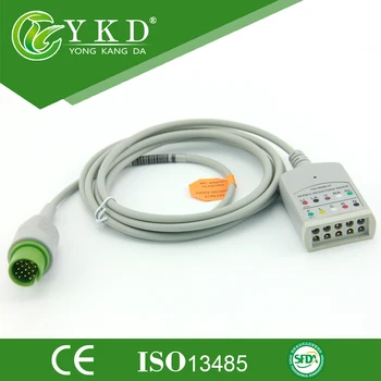 Suderinama Spacelabs 5-EKG derivacijų magistralinis kabelis,2.4 m 17pin 17