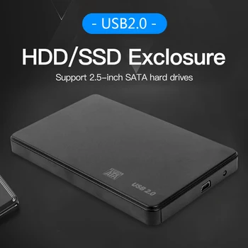 2.5 colio HDD Case SATA su USB3.0 Kietojo Disko Gaubtas, 5 Gbps 4TB SSD Box Sata į USB 3.0 Kietojo Disko Atveju Optibay Caddy 2.5 Sata 7