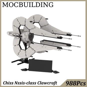 Chiss Clawcraft Armiją Kovotojas Karinis Erdvėlaivis SS Kūrimo Bloką Plytų Žaislai Vaikams Gimtadienio Dovana 1