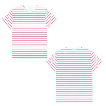 Ken Margot Cosplay Princesė T-shirt Kostiumas su Rausva Juostele Vasaros Paplūdimio trumpomis Rankovėmis Viršūnes Komplektai Moterų ir Vyrų Suaugusiųjų Helovinas Kostiumas 7