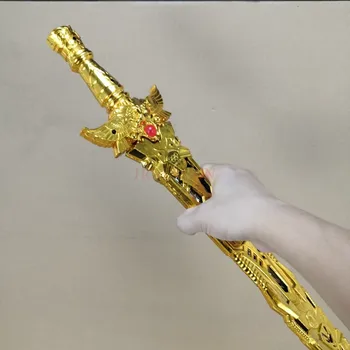 Aukso žaislas kardai Animacinių filmų Žaislai, Plastikiniai Modelis Žaislas Peilis Anime Cos Ginklų Rekvizitai Skristi Dangaus Kardas, Ginklas Kategorijos Sporto 2021