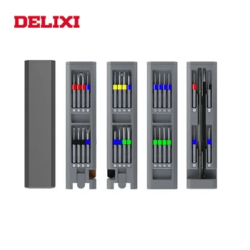 DELIXI 30 1 Atsuktuvų Rinkinys Tikslumo Magnetinio Varžtas Vairuotojas Bitų Mobiliųjų Telefonų Taisymo Įrankis Smart Home PC Screwdrive Rinkinys 18