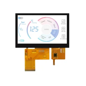 MDK43WQV118-ANGL 4.3 colių LCD ekranas 480x272 TFT G+G talpinė jutikliniu ekranu