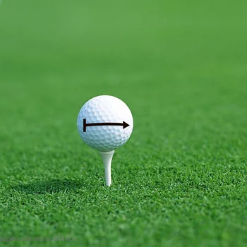 1PC Golf Ball Linijos Linijinės Kamuolys Ženklu Golfo Derinimas Rinkinį Lengva Kamuolys Linijinės Piešimo Derinimą Pradėti Įrankis su Golfo Išleidimą 3