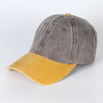 Aukštos Kokybės Lauko 100% plaunamas medvilnės Derliaus Mens Tėtis skrybėlės Kietas mišrios Spalvos Beisbolo skrybėlę, moteris