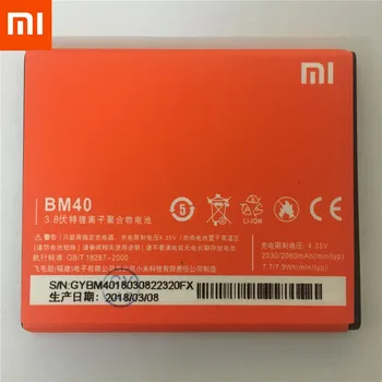 100% Atsarginės naujos BM40 Baterija 2030mAh už Xiaomi Mi Redmi 1 1S Baterija sandėlyje Su Sekimo numerį 8