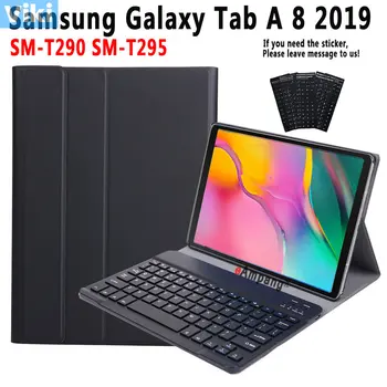 Klaviatūra Samsung Galaxy Tab 8 2019 8.0 SM-T290 SM-T295 T290 T295 Atveju Samsung Tab 8 2019 Klaviatūros Dangtis +Rašiklis 3