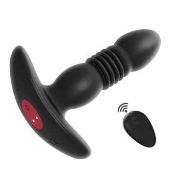 Sekso Žaislai Moterims Belaidžio Teleskopinis Butt Plug Moterims Vibratorius Anal Plug APP Nuotolinio Valdymo Vibracija Sekso Tooys Vyrų Gėjų 16