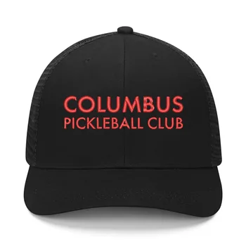 COLUMBUS P. C. pickleball Siuvinėjimo Skrybėlę Vyrai Moterų Aukštos Kokybės Atsitiktinis sporto bžūp kvėpuojantis Užsakymą Sunhat Reguliuojamo Dydžio