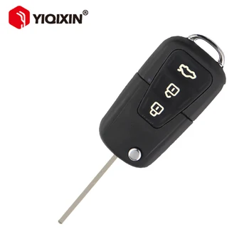 YIQIXIN 3 Mygtukai Flip Folding Automobilio Raktas Shell Lifan X60 X50 Pakeitimo Nuotolinio Rakto Pakabuku Padengti Su Pūko Peilis 14