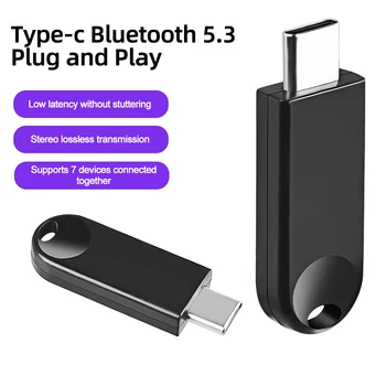 Bluetooth 5.3 Adapterio Tipas C Belaidžio ryšio Adapteris USB C Dongle 