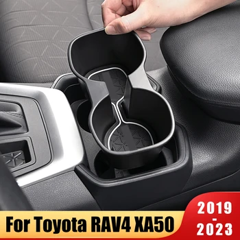 Vandens Puodelio Laikiklis Toyota RAV4 XA50 2019 2020 2021 2022 2023 Centrinio Valdymo talpinimo Gėrimų neslidus Dvigubai Skylę Įdėkite 1