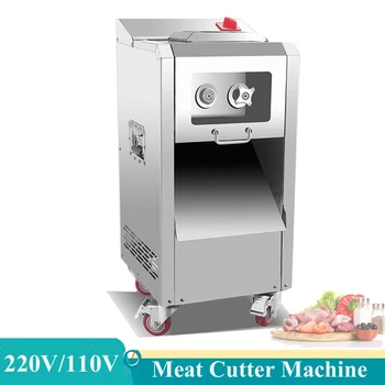 Galingas Mėsos Pjaustymo Mašina Komercinės Vertikalus Elektrinis Mėsos Peilis Daržovių Cutter 2200W 9