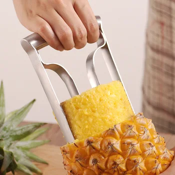 Aukštos Kokybės Nerūdijančio Plieno Ananasų Corer Vaisiai Slicer Parer Cutter Virtuvė Įtaisą Vaisių Pjovimo Įrankis 15