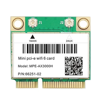 Wifi 6E AX3000H Plastiko Belaidžio Tinklo Kortelė BT 5.2 Mini PCIE 