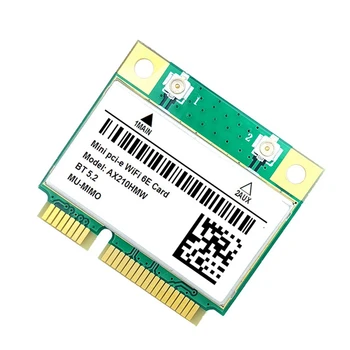 Wifi 6E AX210HMW Mini PCI-E Wifi Kortelės AX210 802.11 Ax/Ac 2.4 G/5G BT5.2 Belaidžio Ryšio Adapteris, Skirtas Žaidimų Nešiojamas 20