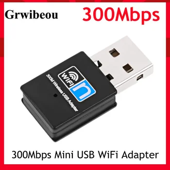 Grwibeou Mini USB2.0 Wifi Adapteris 300Mbps Wi-fi 