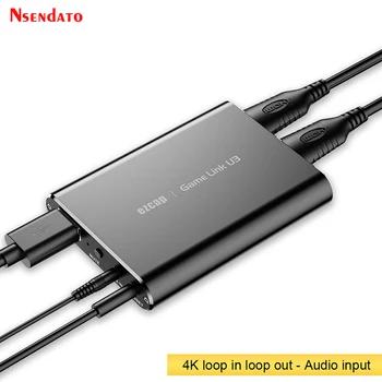 Ezcap371 U3 4K 60hz USB3.0 HDMI uv-C YUY2 Video Capture Card 1080p 60fps HDMI Diktofonas Filmavimo Transliacija už PS5 Žaidimas 23