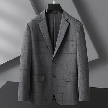 5930 - Nauji vyriški laisvalaikio kostiumas tendencija ilgomis rankovėmis mažas kostiumas korėjos slim striukė 22