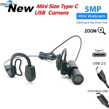 5MP HD OTG Mini Kulka, USB Kamera, Automatinis Fokusavimas Micro USB Modulis AF Automatinio Fokusavimo Objektyvas 