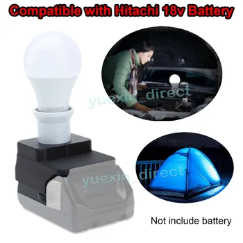 LED Darbo Lemputė E27 Lemputės Hitachi 18V Baterija Nešiojamas Bevielė vidaus Ir Lauko Avarinė Lempa