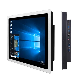 19 Colių Pramonės Kompiuteris, Tablet PC, Embedded All-in-one su Talpinė multi-Touch Ekranas, Intel Core i5-3210M už Win10 Pro/Linux