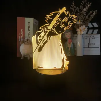 3D Lemputė Balinimo Japonų Anime, Manga Naktį Lempos Šviesos Spalva Keičiasi dėl Namų Puošybai Vaiko Gimtadienio Dovana Manga
