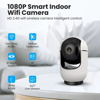 HD Plataus Kampo Objektyvas WiFi Smart Kamera Smart Multi-Purpose Vandeniui vaizdo Kamera, Skirta Vaikų Kambarys