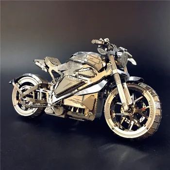 MMZ MODELIS NANYUAN 3D Metalo įspūdį Keršto Motociklų Kolekcija Puzzle 1:16 l 