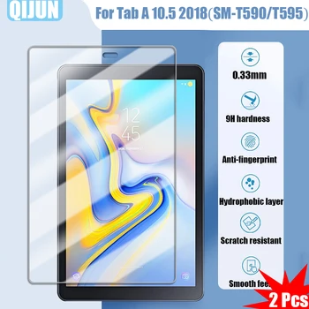 Tabletę stiklo Samsung Galaxy Tab 10.5 2018 Grūdintas kino Sprogimui atsparus ir atsparus įbrėžimams waterpro 2 Vnt SM-T590 T595 11