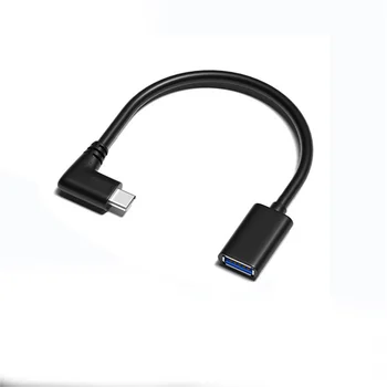 OTG adapterio duomenų kabelį, tipas c alkūnė sąsaja USB 3.0 mobilusis telefonas, kompiuteris, USB card reader skaičiuoklė