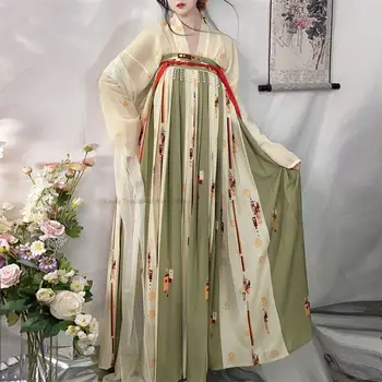Kinijos Retro Stiliaus Moteris Hanfu Suknelė Nustatyti Pasakos Kostiumų Senovės Princesė Drabužių, Tradicinių Pasakų Suknelės Pagerėjo Hanfu Nustatyti P1 6