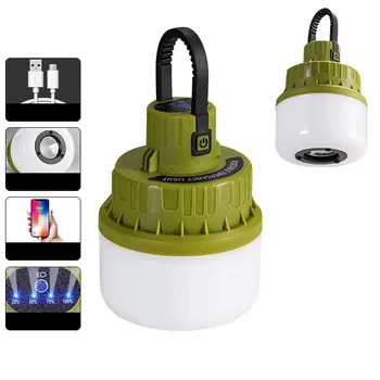 Nešiojamų Lauko USB Įkrovimo Mobiliojo LED Lempos, Lemputės, Avarinės Šviesos pajungti Kempingas Žibintai Namų Dekoro Naktį Šviesos