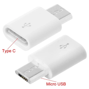 USB C moterį, USB Male Adapter C Tipo baterijos kabelis Prijungti Micro USB Įkroviklis 19