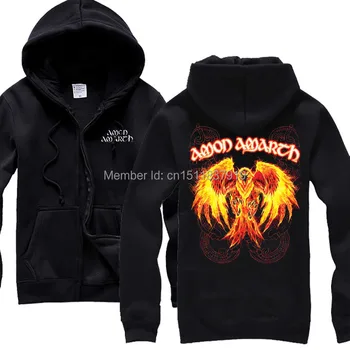 Amon Amarth Medvilnės Roko grupė užtrauktukas hoodies rudens-žiemos striukę, marškinius punk 