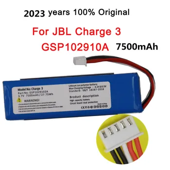 2023 metų 100% Originalus JBL Speaker Baterija 7500mAh Už JBL Mokestis 3 Charge3 GSP102910A CS-JML330SL Garsiakalbio, Baterijos 11