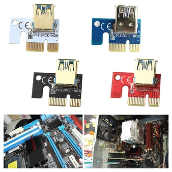 PCI-E 1X Adapteris PCIe X1 USB 3.0 Adapteris, Diegimo Plug-In Atsparus už PCIe Riser 20