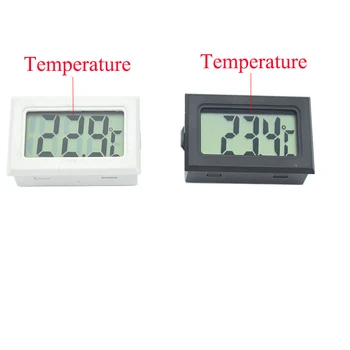 NTC Termometras Mini Skaitmeninis LCD Ekranas Automobilio Salono Temperatūros Matuoklis Įrankiai Termometras Temperatūros Jutiklis -50 110