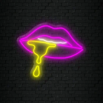 Seksualus Lūpų Neon Požymiai LED Šviesos Liepsna Raudona Lūpų Neoninis Ženklas Seksualus Neoninės Šviesos Ženklai Sienų Dekoras Neon už Kambarį Šalies Baro Dekoras 12