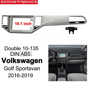 10.1 Colių Automobilių fascia VW Golf Sportsvan 2016-2019 Automobilių Dvd Rėmo Rinkinių Garso Montavimo Adapteris Skydas-dash Kalno Įrengimas 4